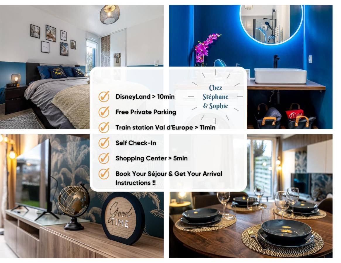 Chez Stephane & Sophie - 10Min Disneyland, Free Parking, Big Garden Μοντεβρέν Εξωτερικό φωτογραφία